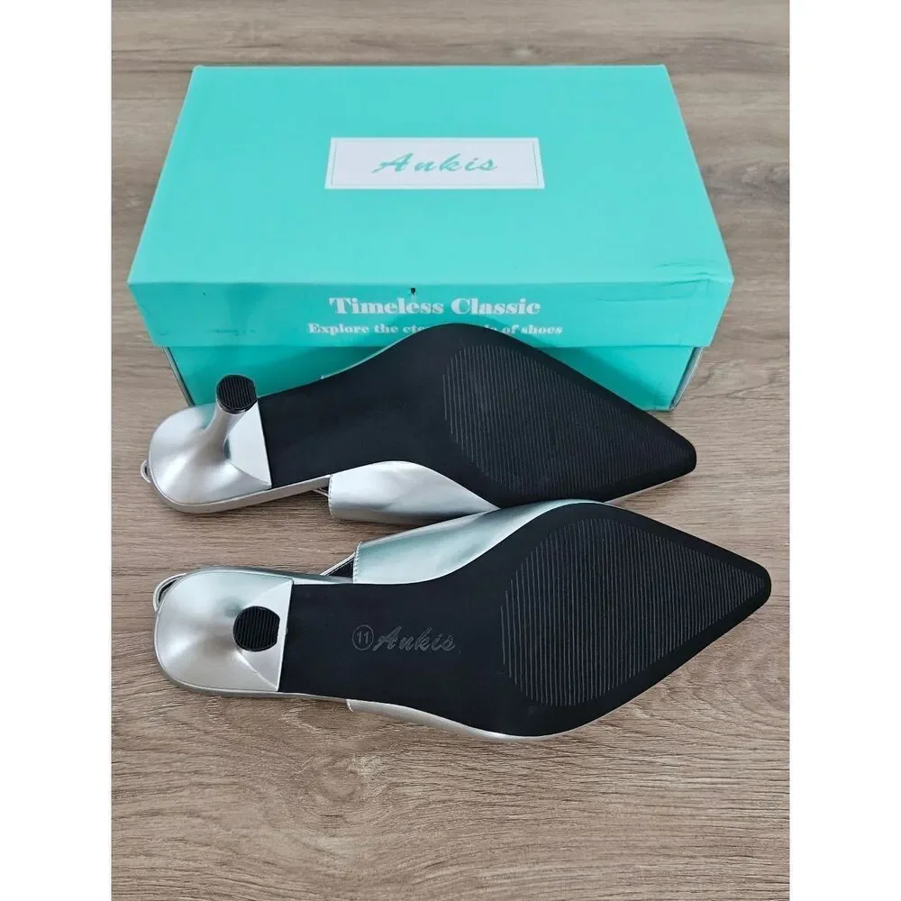Ankis silver slingback